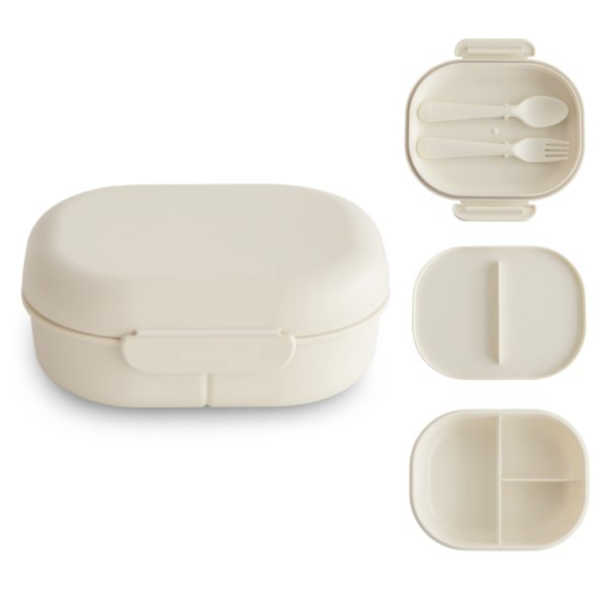 Mushie Lunchbox Ivory