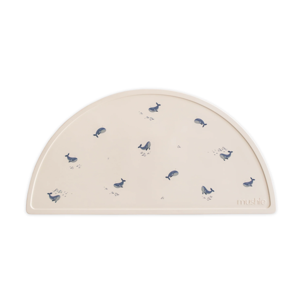 Mushie Silicone Mat Whales