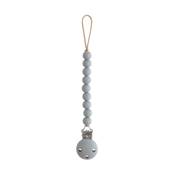 Mushie Silicone Pacifier Clip - Hera Stone