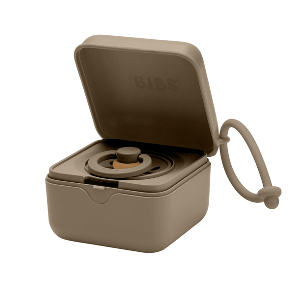 BIBS 4200243 Pacifier Box Dark Oak