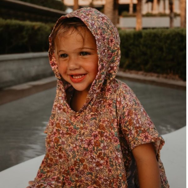 Swim Essentials poncho 52 x 52 cm Blossom 2022SE390