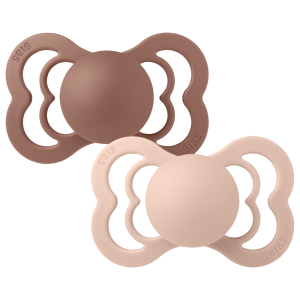 BIBS Supreme 160337 Silicone Size 1 Woodchuck/Blush