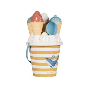LITTLE DUTCH. Ice Cream Bucket Set Ocean Dreams Blue 14pcs