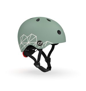 Scoot and Ride - Helmet Size XXS - Green Lines