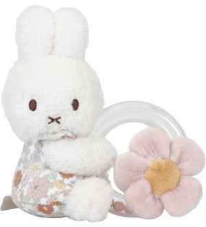 LITTLE DUTCH. Miffy Rattle ring - Lucky Blossom GRS