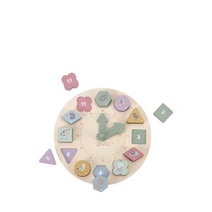 LITTLE DUTCH. Puzzle clock Little Farm FSC