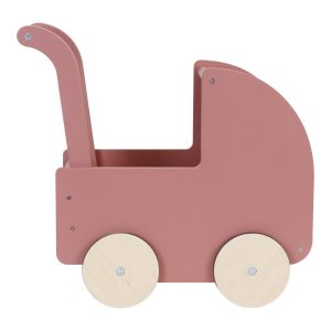 LITTLE DUTCH. Wooden Doll Pram FSC incl. Textile