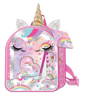 Hot Focus Fletore me stilolapsa në një çantë shpine Unicorn 311UC