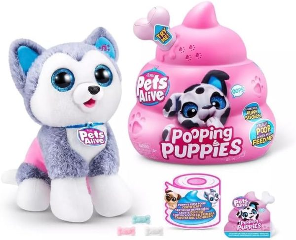 Zuru Pets Alive Pooping Puppies 3 sort. 9542
