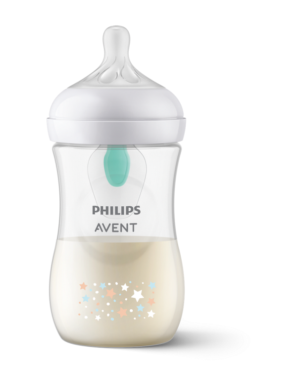Avent SCY673/82 shishe plastikes 260ml AFV Deco Natural Response