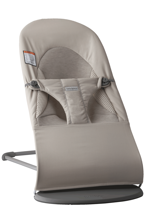 BabyBjörn relaksues Balance Soft Woven Jersey  Tri Fabric sand gray 005002