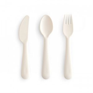 Mushie Cutlery Ivory
