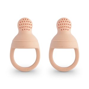 Mushie Silicone Fresh Food Feeder 2-pack (Blush)
