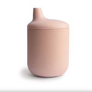 Mushie Silicone Sippy Cup Blush