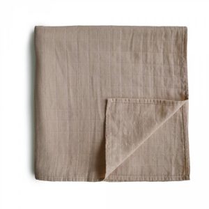 Mushie Pelena Swaddle Natural