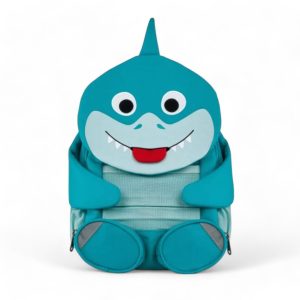 AFFENZAHN. Backpack Large Friends Shark - light blue