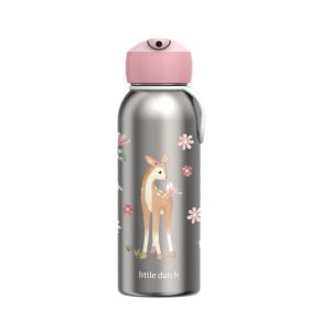 LITTLE DUTCH. Insulated bottle flip-up Campus 350 ml - Fairy Garden