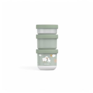 LITTLE DUTCH. Snackbox stack Mio 3 pieces - Little Farm