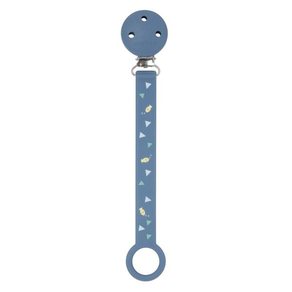 SILICON. Pacifinder clip 21 cm dark blue pattern