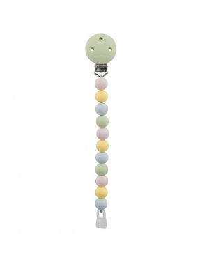 SILICON. Pacifinder clip 21 cm multicolor / green