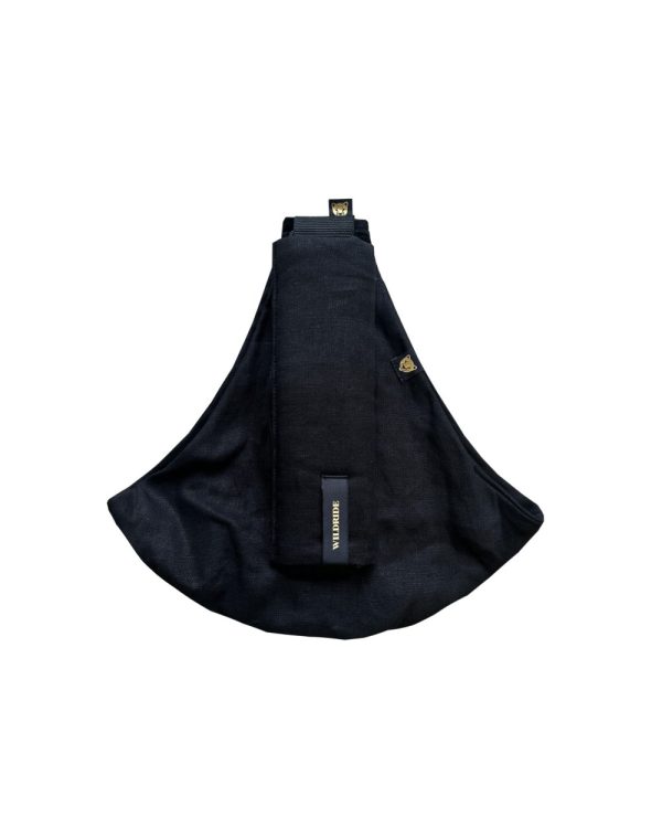 WILDRIDE. Toddler carrrier Black linen