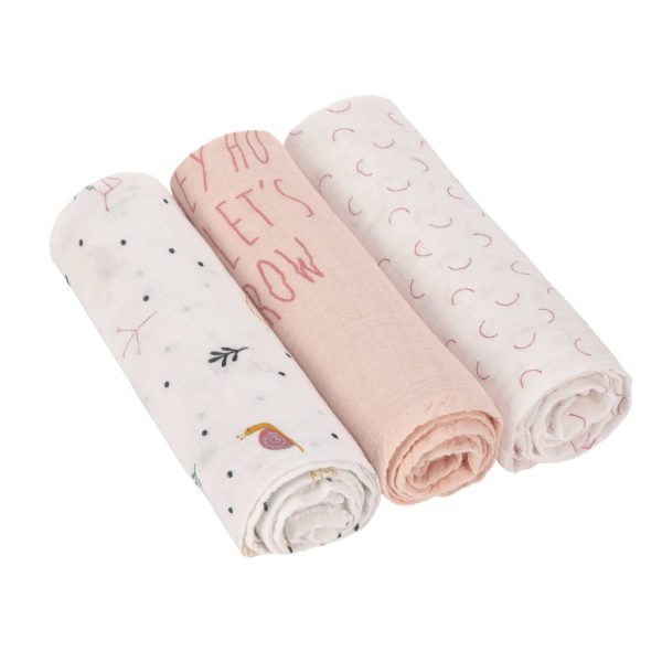 Lässig pelena l, girl, 80 x 80 cm, 3kosi Heavenly soft Swaddle garden explorer girl 1312001836