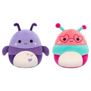 Squishmallows Pairs Axelthe the Beetle & Griffith the Bookworm SQVA01345