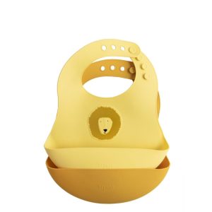 96-630 Silicone bib 2-pack - Mr. Lion